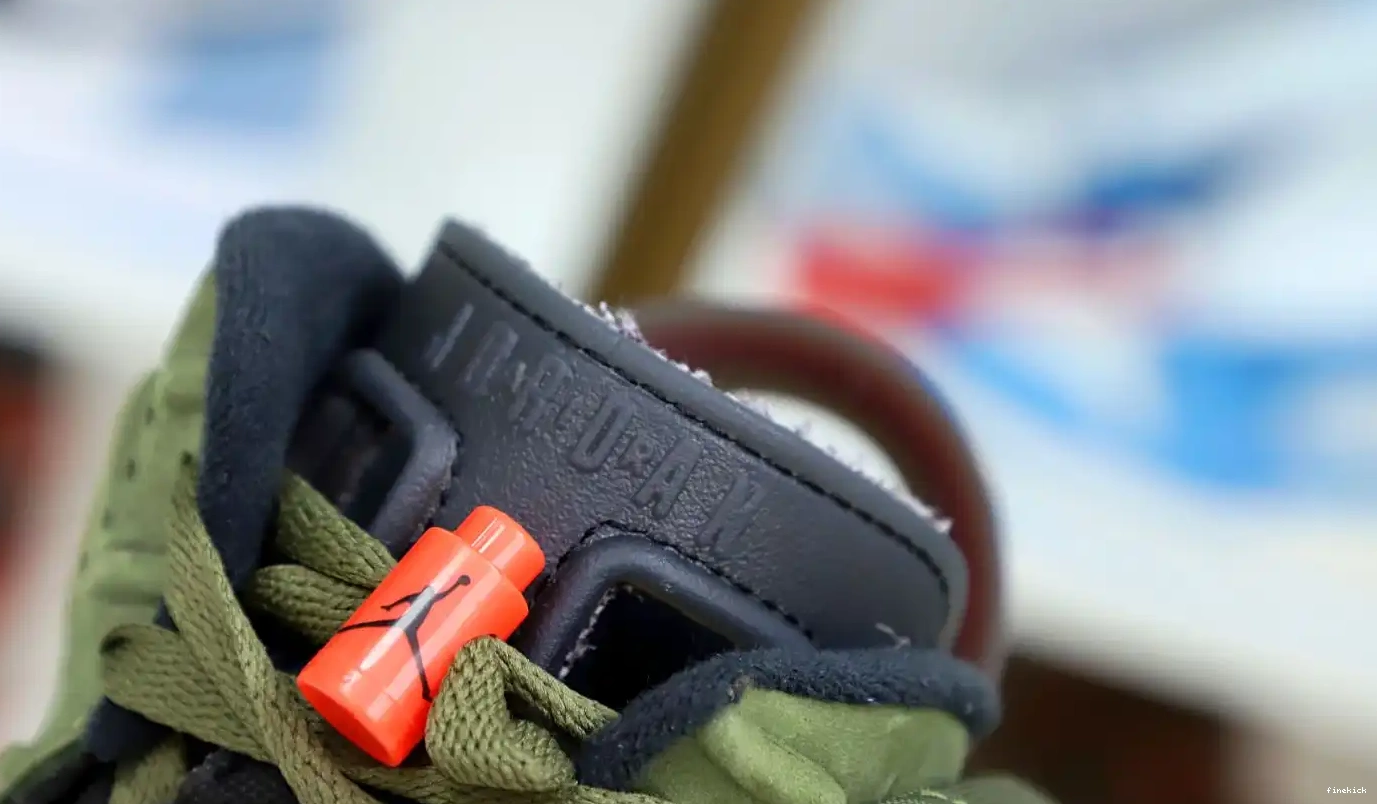 JORDAN 6 SCOTT AIR 'OLIVE' TRAVIS RETRO X 0403